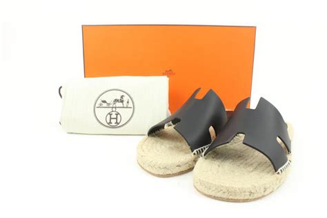 hermes men's slides|hermes antigua espadrille.